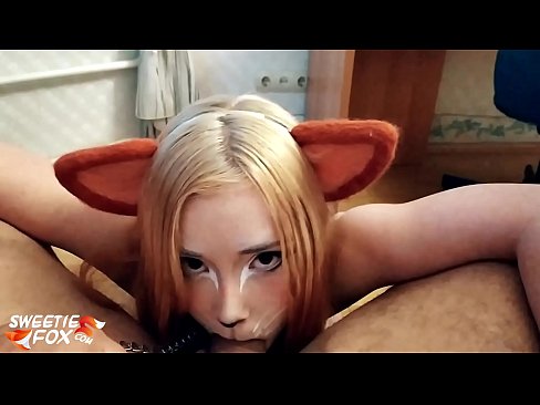 ❤️ Kitsune κατάποση κόκορας και σπέρμα στο στόμα της ❤️❌ Απλά πορνό